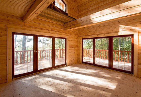 Окна ПВХ в деревянном доме