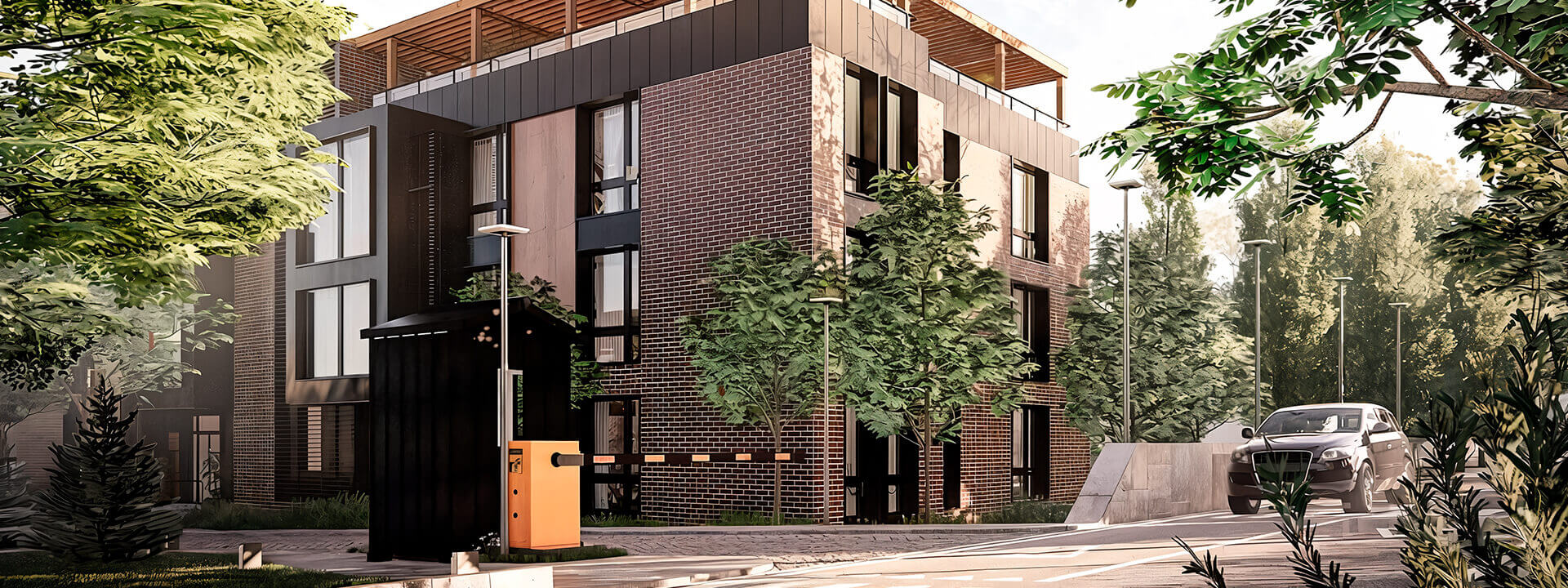 ЖК Aras Residence оконные системы из профиля серии Smart Thermo